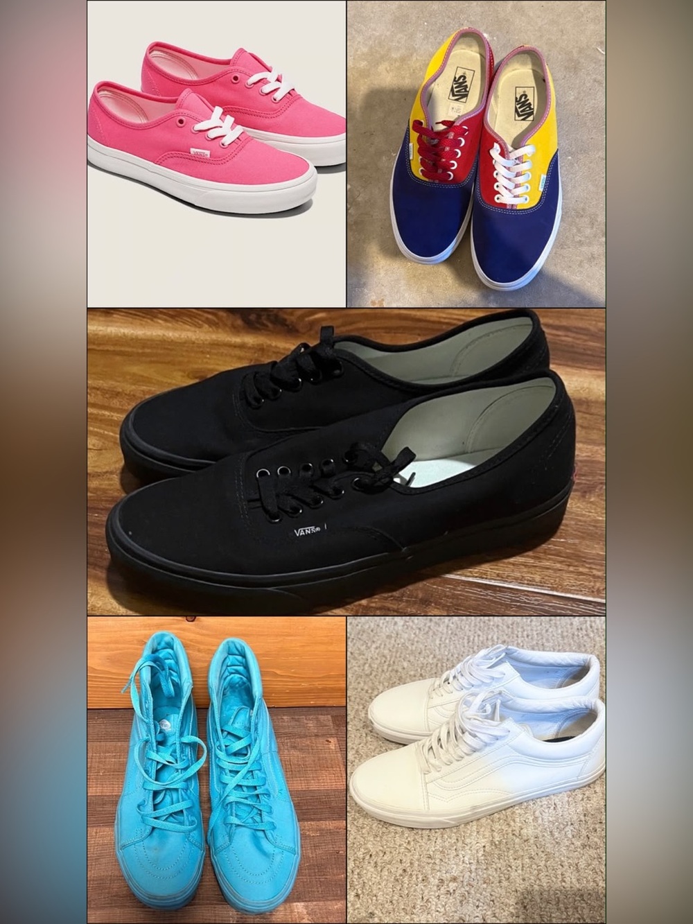 5 Vans,  all of them for the price.